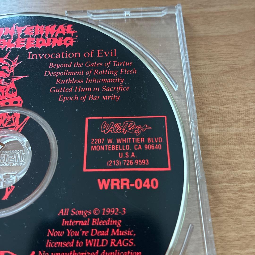 レア盤 Internal Bleeding Invocation of Evil