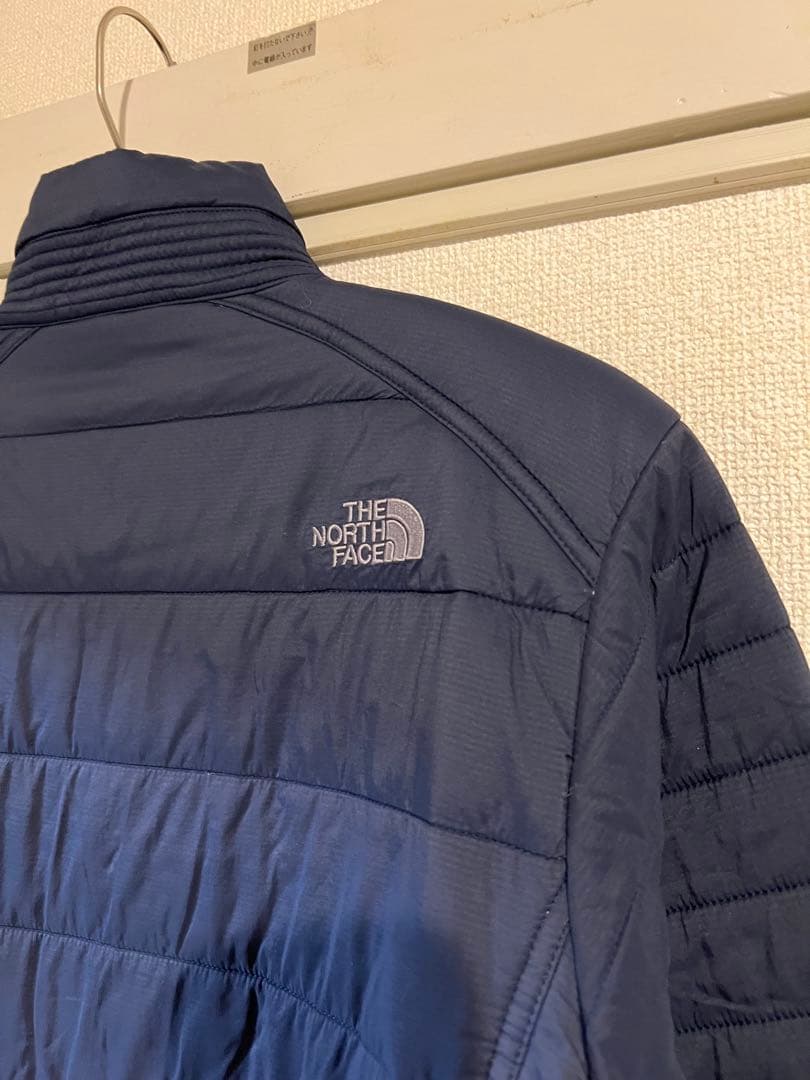 The North Face ネイビー ライトダウンジップアップ