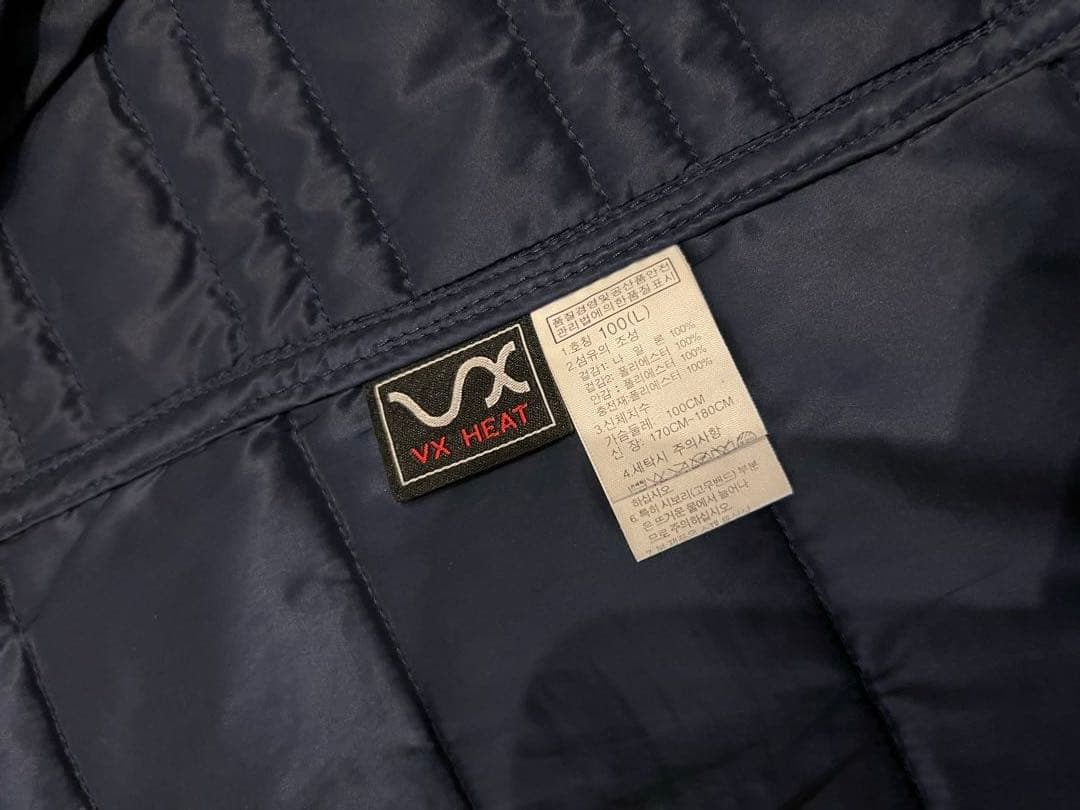 The North Face ネイビー ライトダウンジップアップ