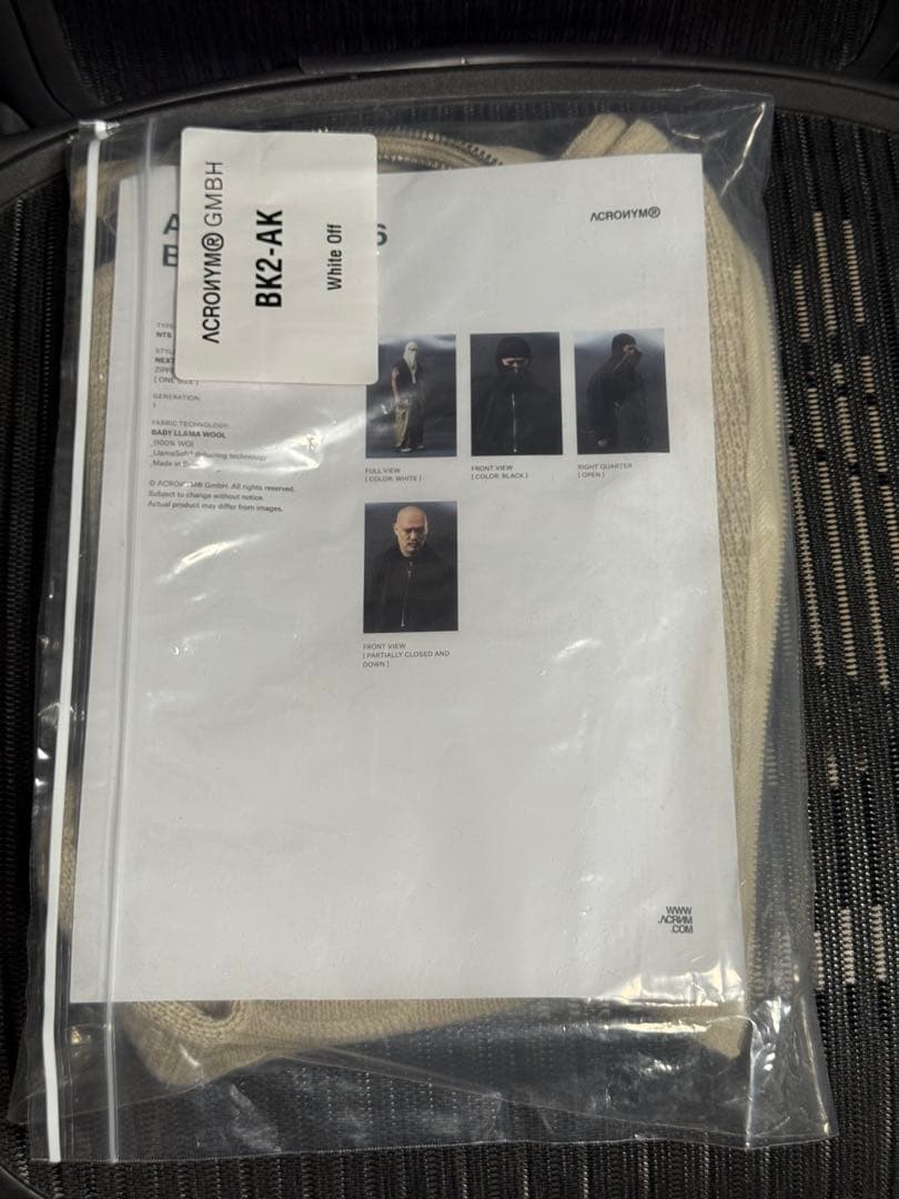 帽子 Acronym BK2-AK (FW2526)
