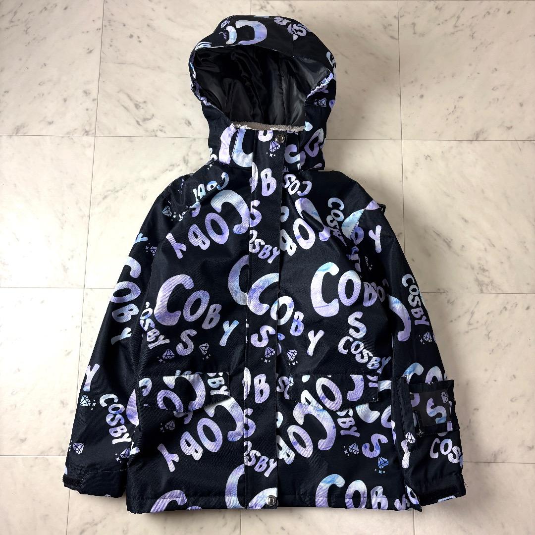 美品⭐️ cosby コスビー 150cm スキーウェア スノボウェア 紫 ロゴ