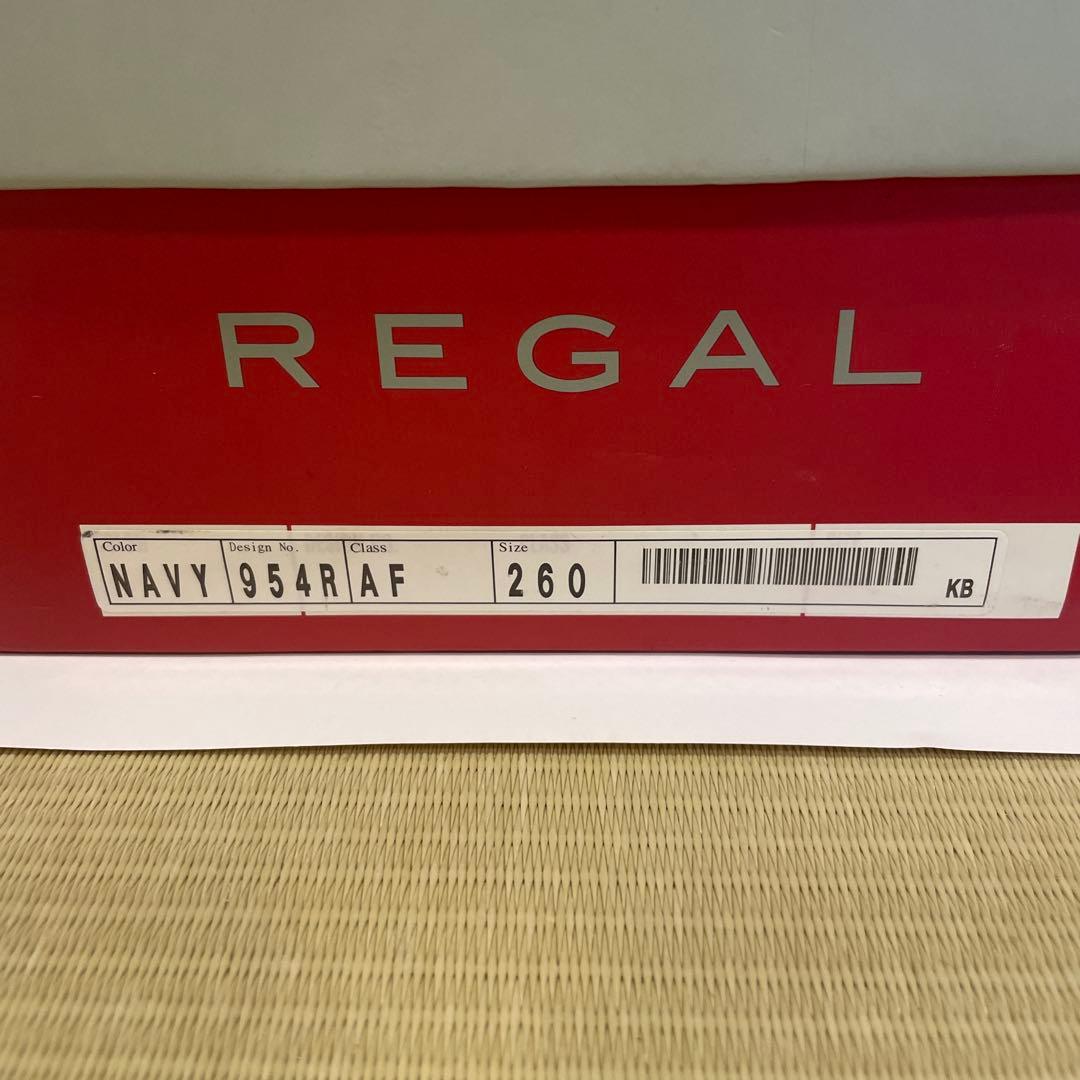REGAL ネイビー レザーシューズ 260