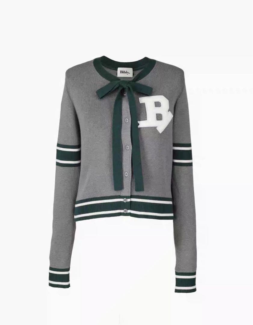 タグ付きBibiy B. CLUB TIE CARDIGAN