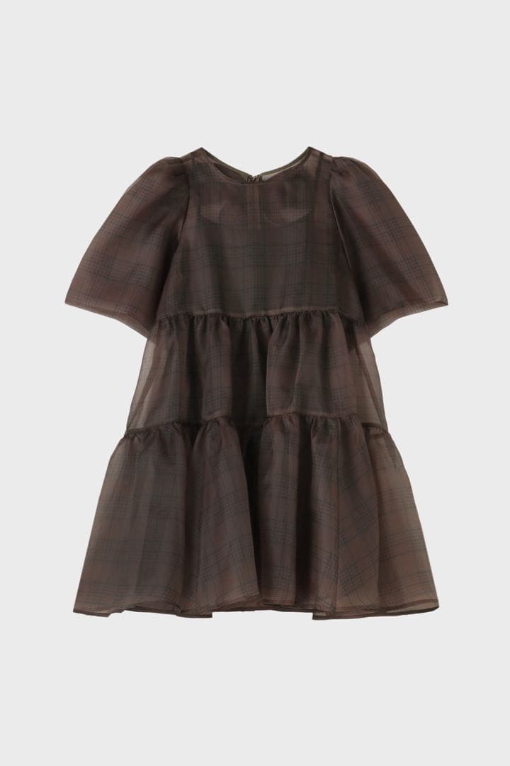 【即日発送】The toe Bellevue Dress (brown M)