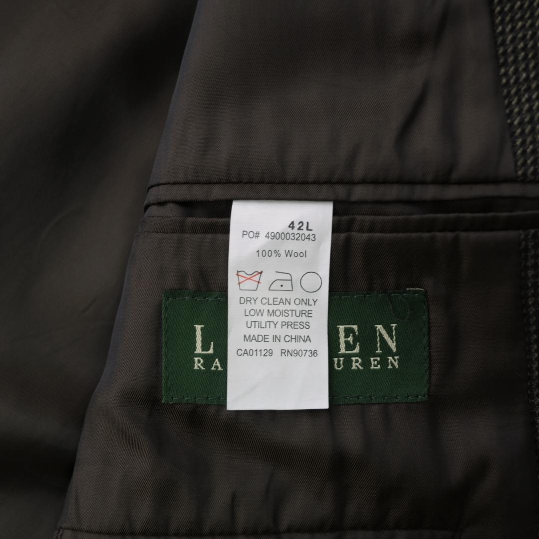 LAUREN RALPH LAUREN テーラードジャケット オリーブ 42L.