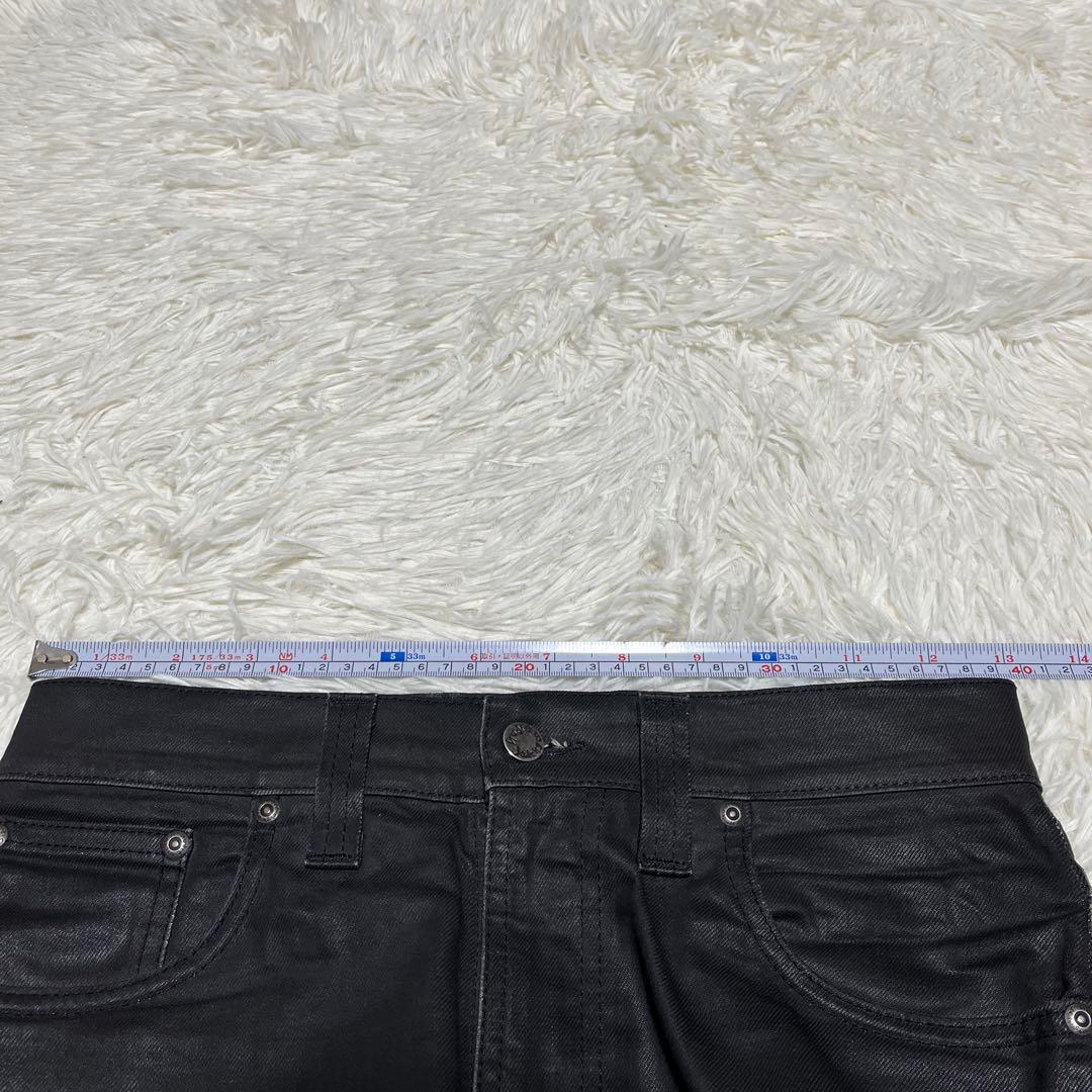パンツ nudie jeans SLIM JIM DRY BLACK COATED 30
