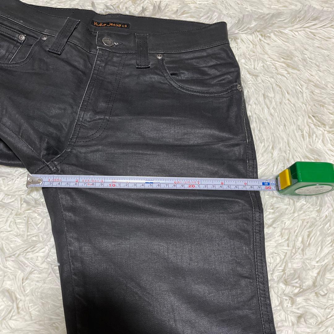 パンツ nudie jeans SLIM JIM DRY BLACK COATED 30
