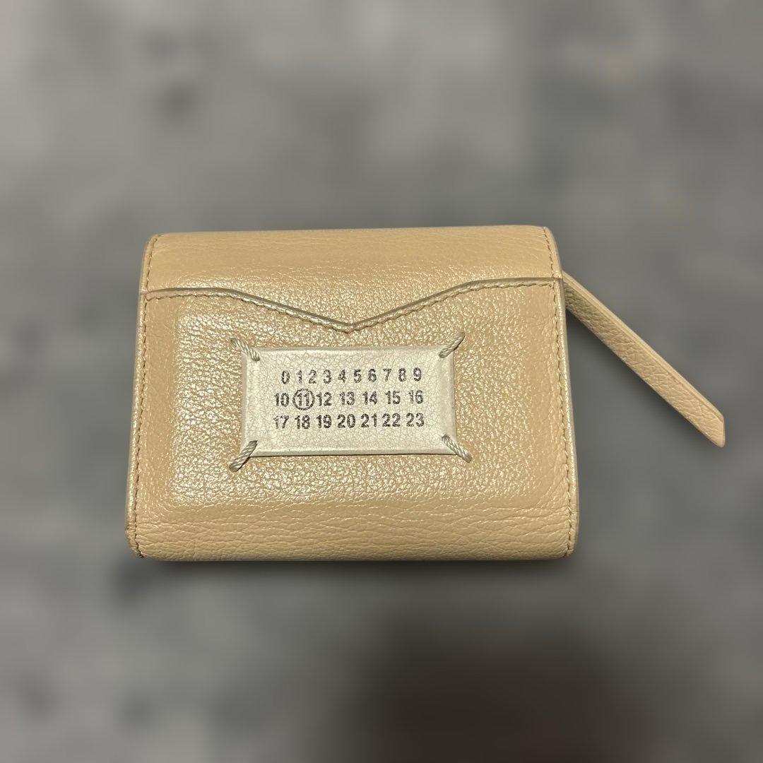 Maison Margiela三つ折り財布 カシミールライトベージュ【正規品】