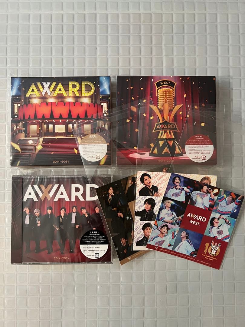 新品 WEST. AWARD アルバム3形態+特典セット（通常盤+初回A,B）