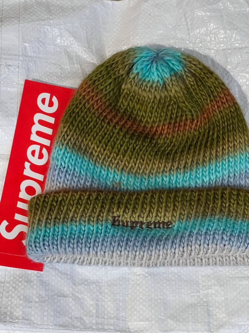 Supreme Ombre Stripe Beanie グラデーションニット帽