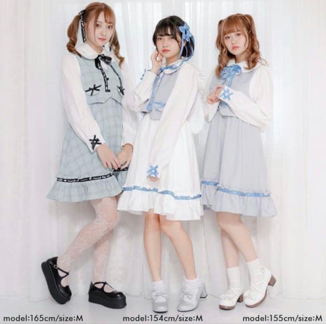 夢展望 DearMyLove シナモロール コラボ ワンピース ホワイト 3L