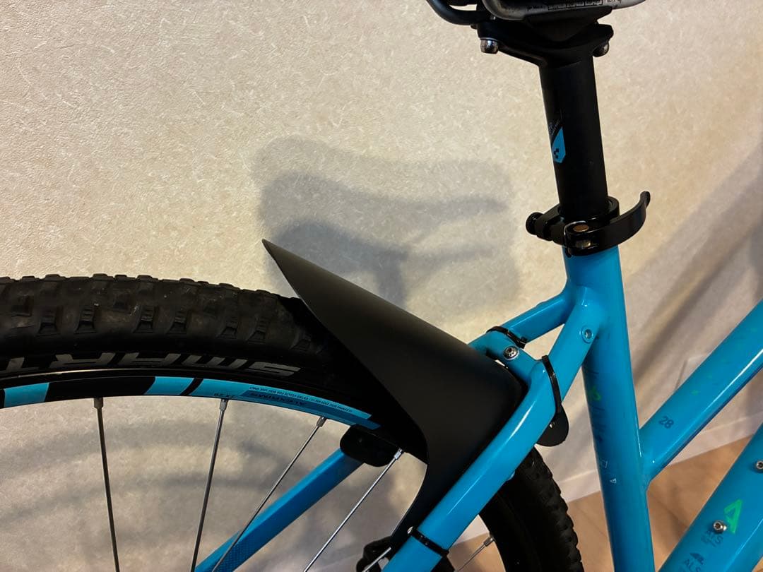 【美品】CUBE nature EXC 女性用MTB 通学仕様　前カゴ有