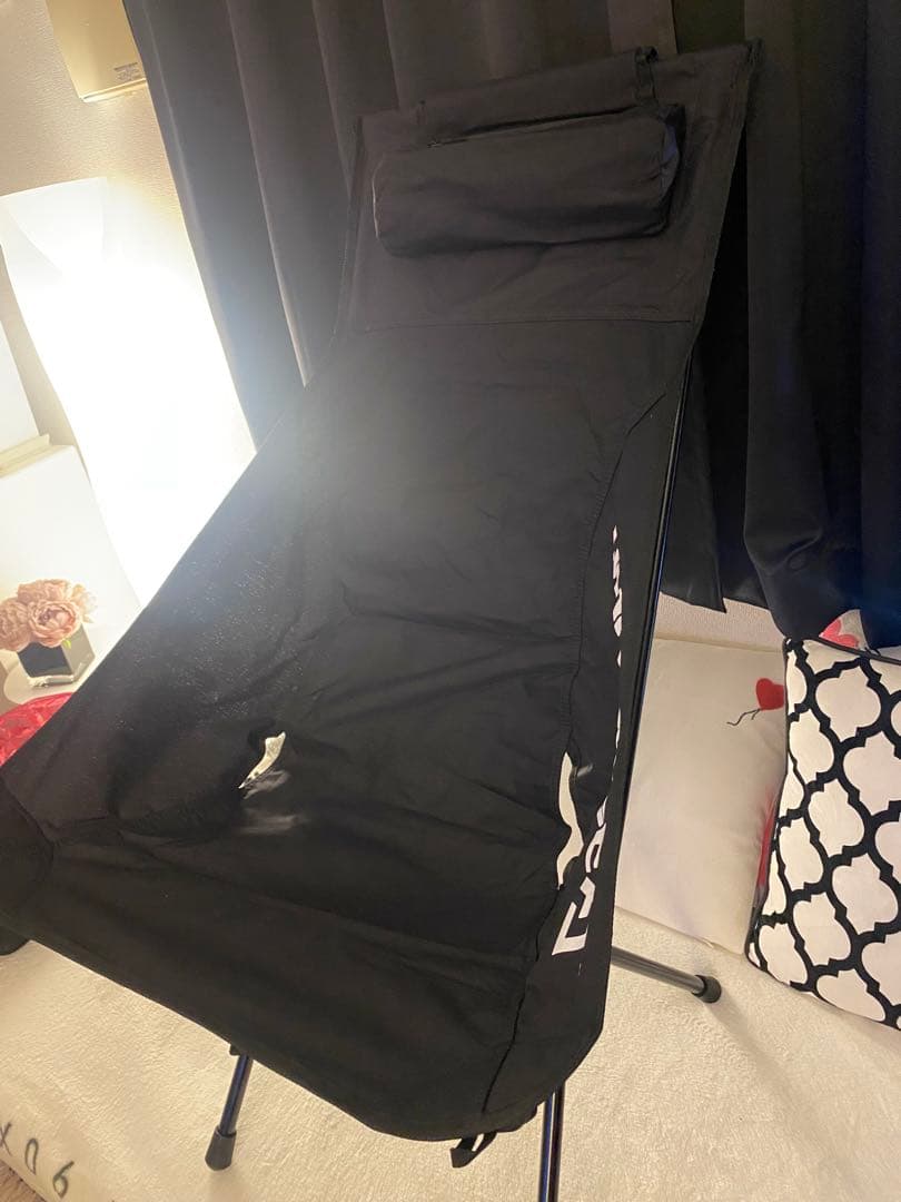 アンプラグドキャンプ　SIT ハイバックチェア　ブラック