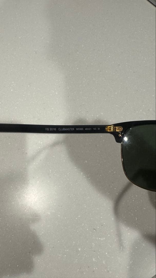 Ray-Ban ブラック ゴールド サングラス