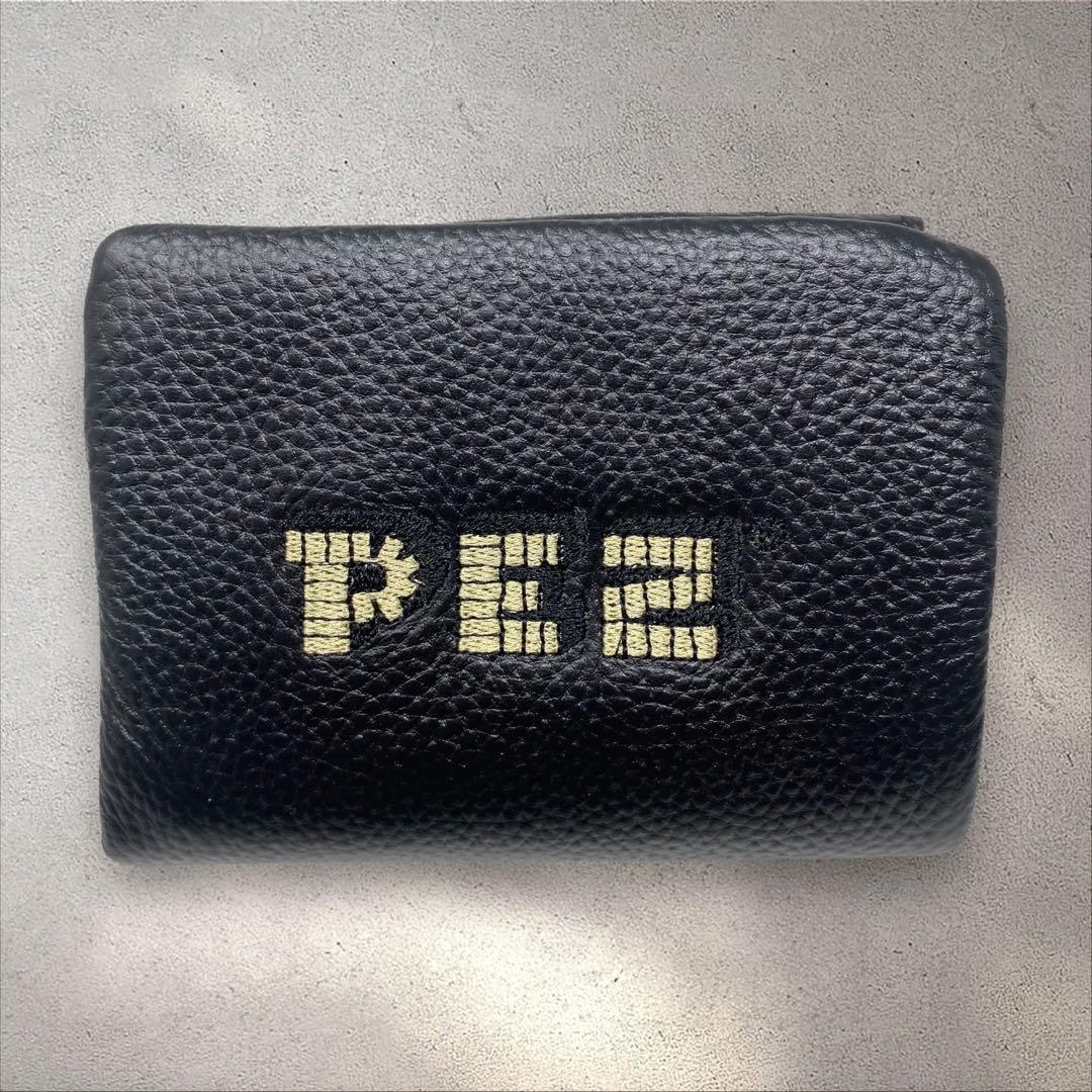 イアパピヨネ PEZ 二つ折り財布 ブラック ペッツ ear 黒 ウエディング