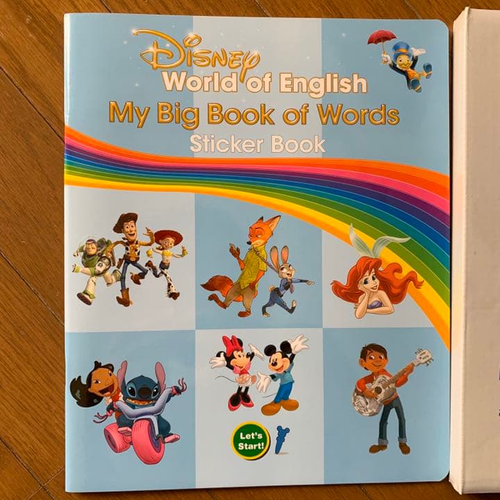 【新品】ディズニー英語システム　マイビッグブックオブワード ステッカーブック