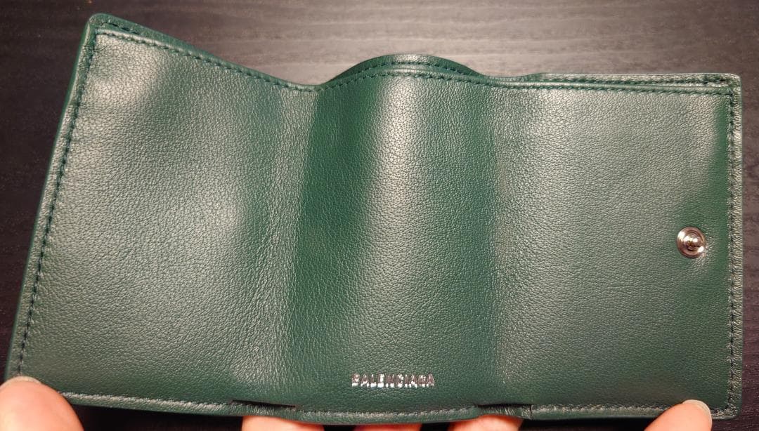 BALENCIAGA 財布　グリーン