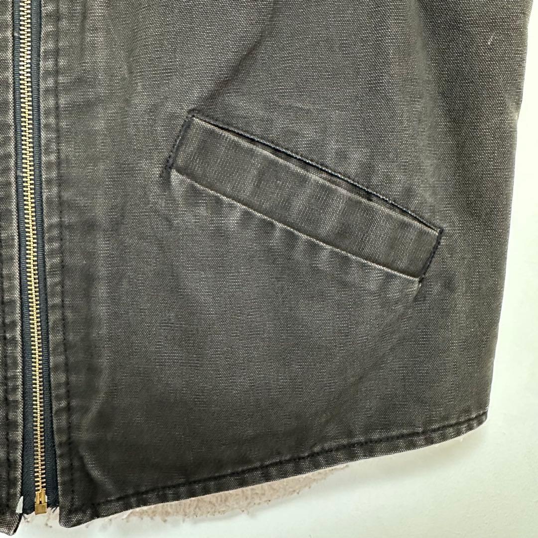 古着 カーハート Carhartt ベスト00s USA製 ブラック