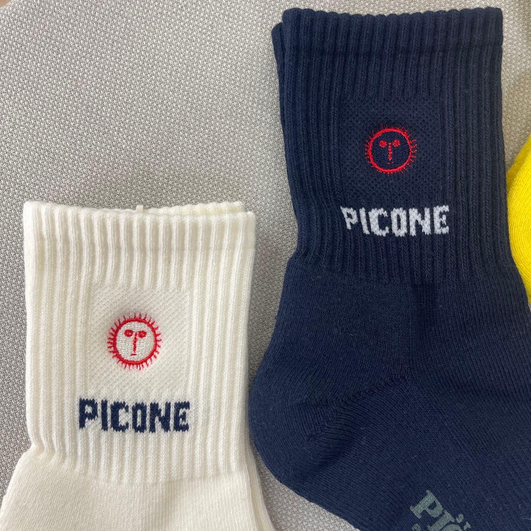 PICONE リブソックス 6足セット 22-24cm