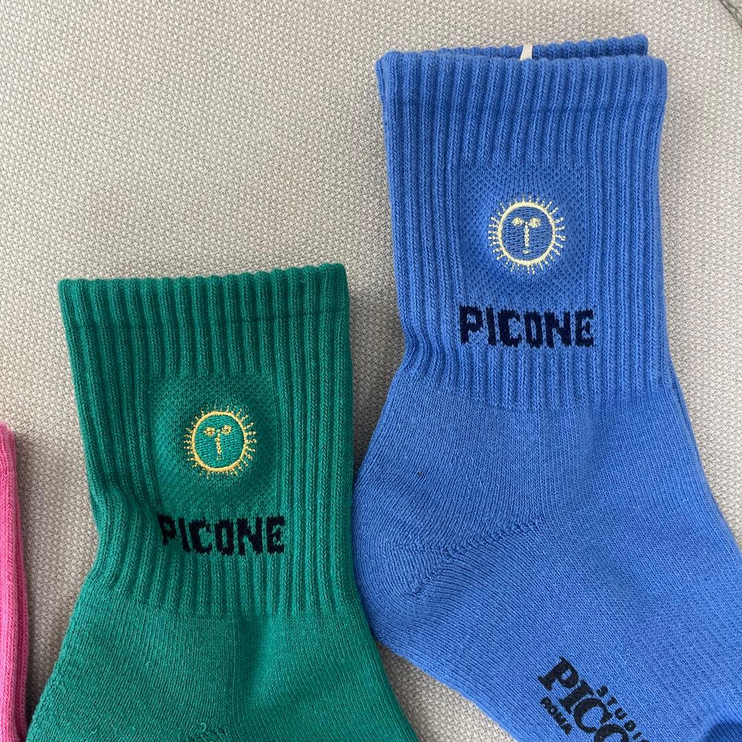 PICONE リブソックス 6足セット 22-24cm