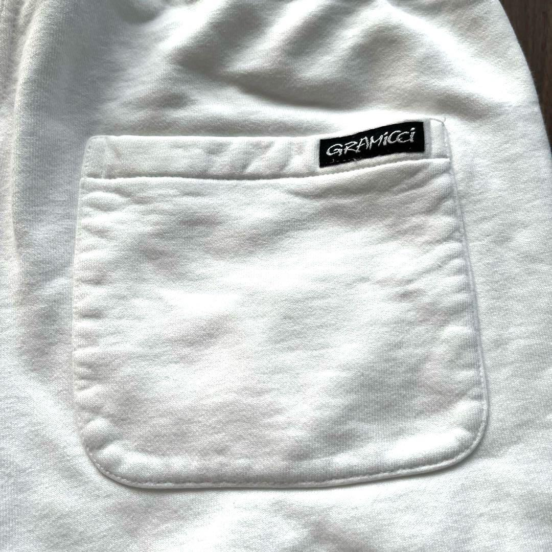 GRAMiCCi×BEAMSのコラボスエットパンツ ホワイト　 Mサイズ
