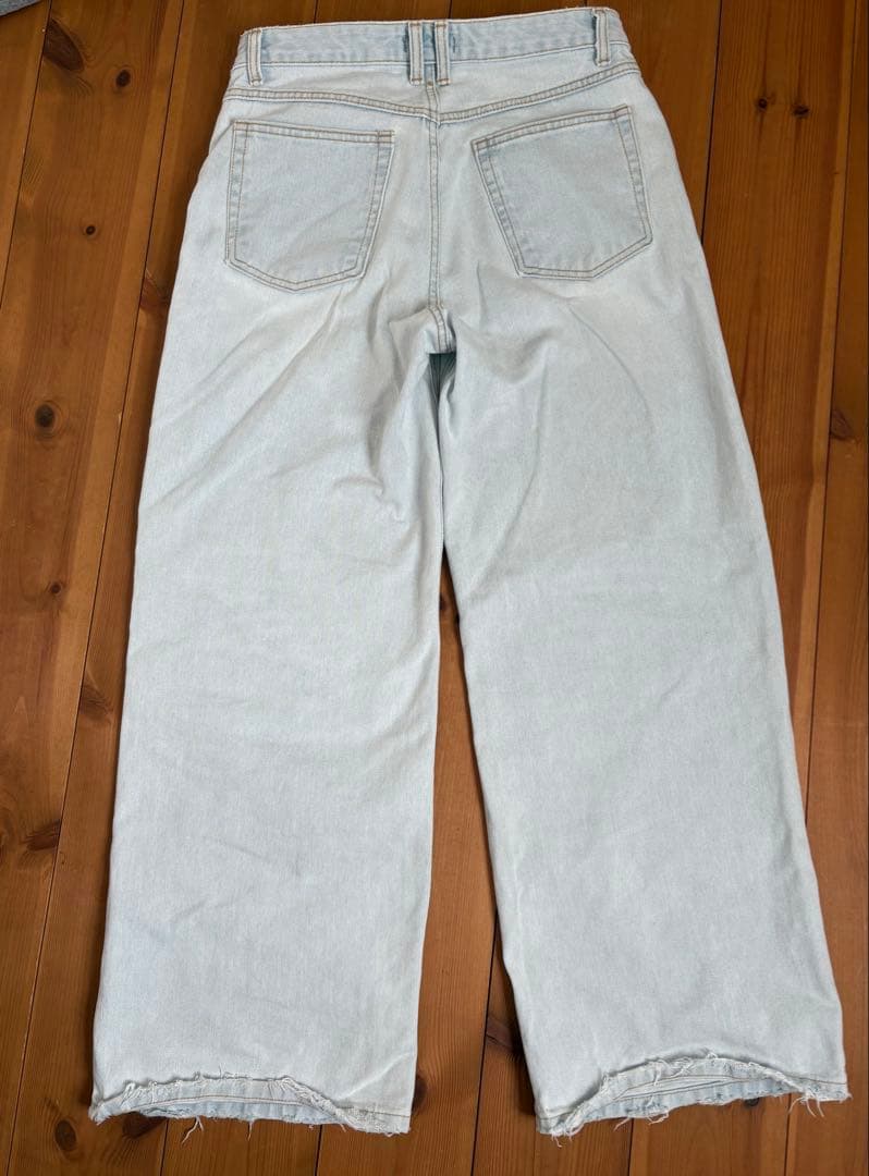 ✨新品【CANALJEAN ElmarエルマールワイドバギーデニムパンツS】完売