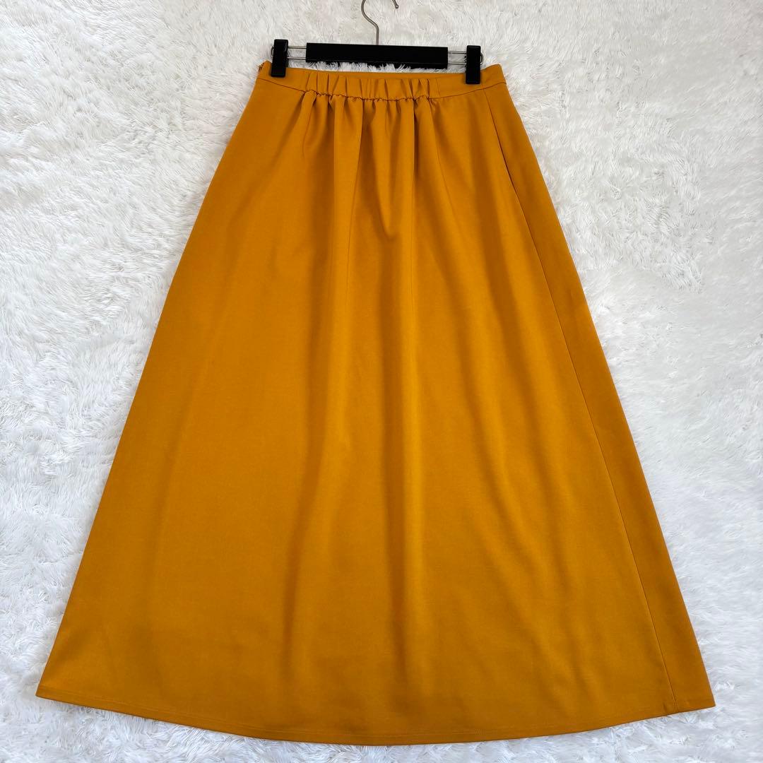24年　FOXEY NEW YORK 44660 ロングスカート　ロゴプレート