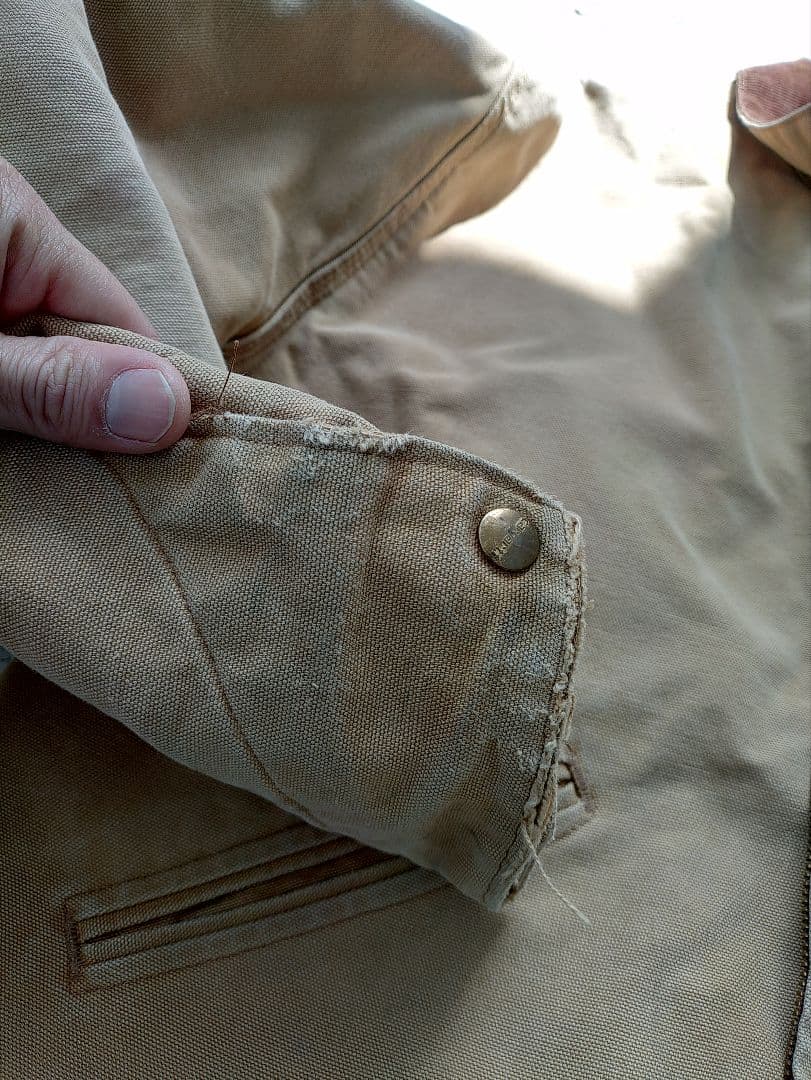 carhartt デトロイトジャケット　星タグ　6BLJ 48　フェード