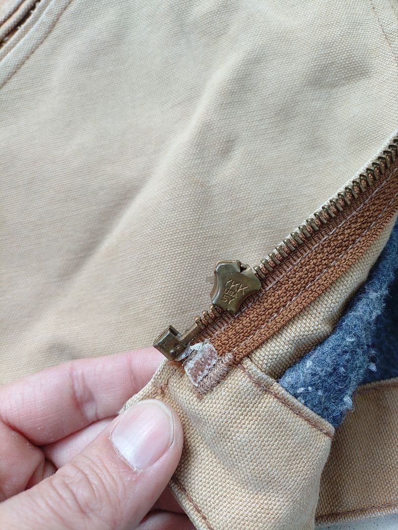 carhartt デトロイトジャケット　星タグ　6BLJ 48　フェード
