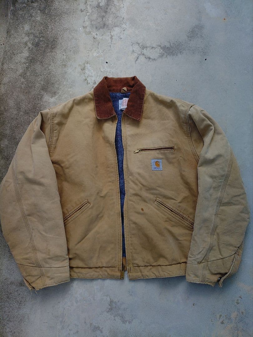 carhartt デトロイトジャケット　星タグ　6BLJ 48　フェード