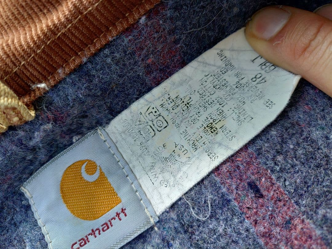 carhartt デトロイトジャケット　星タグ　6BLJ 48　フェード