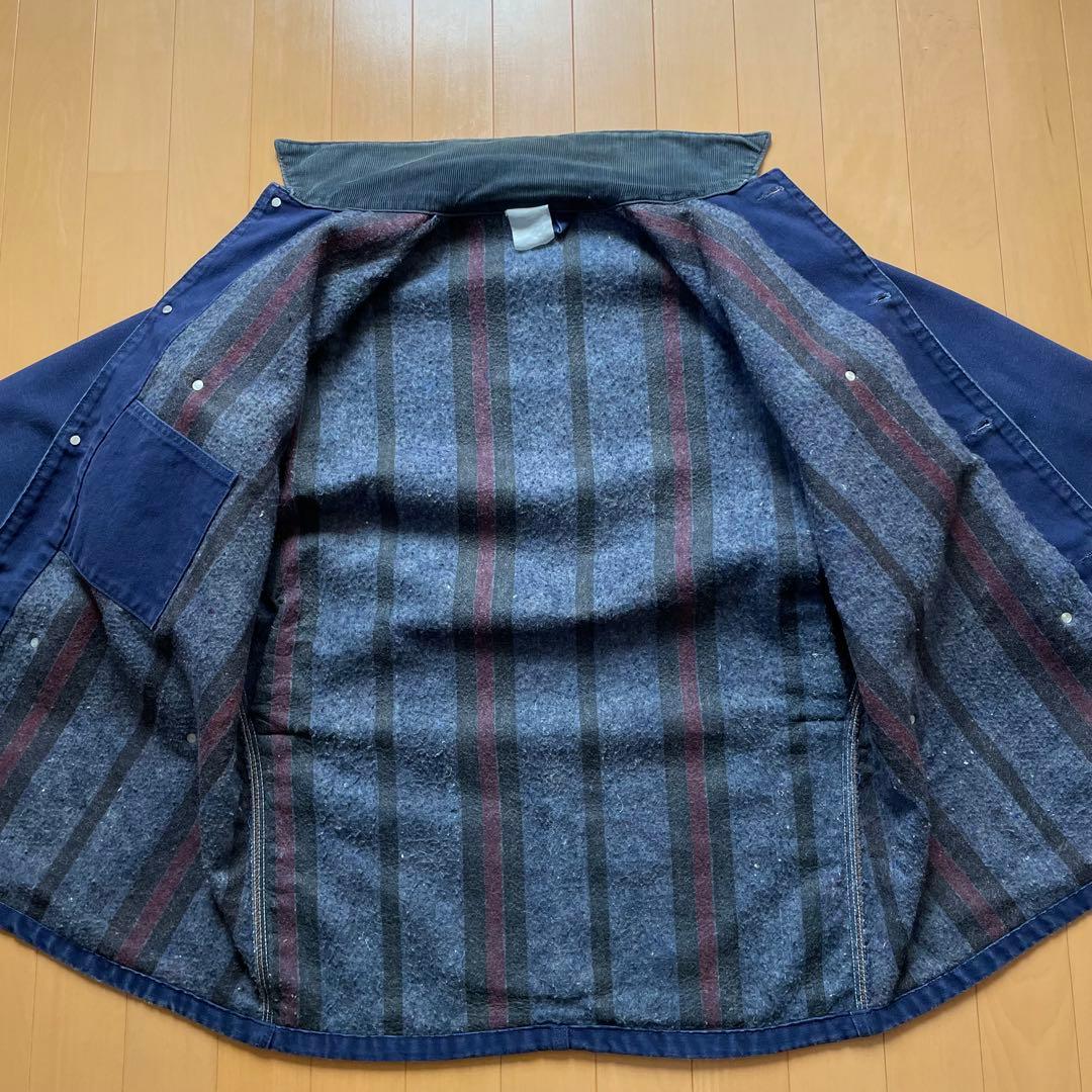 【42|USA製】Carhartt ミシガンチョアコート ネイビー ステューシー