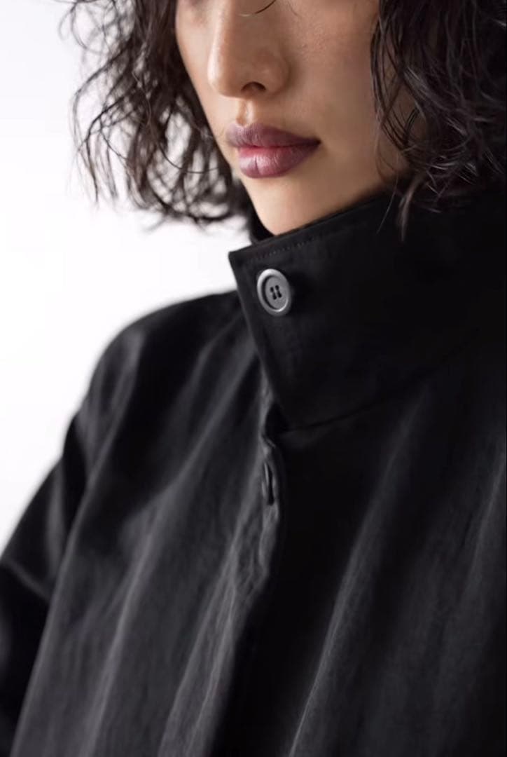 新品未使用タグ付　aere nylon long coat ナイロンロングコート