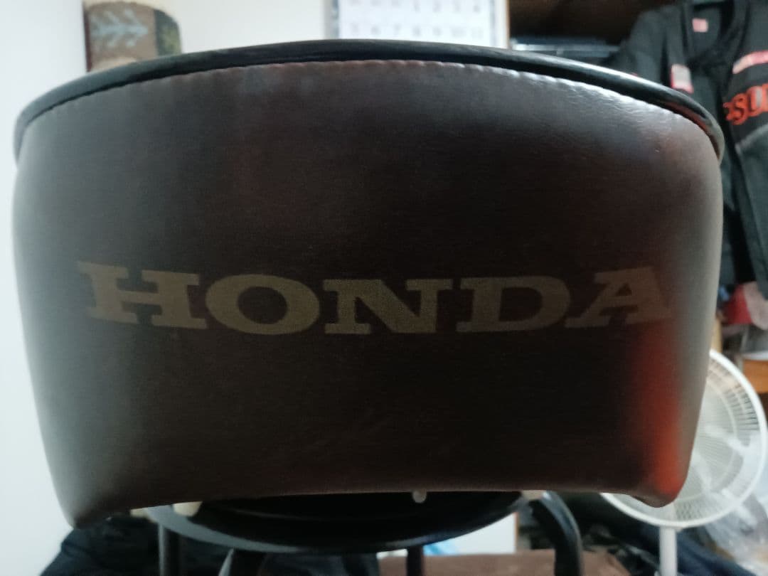 HONDA バイクシート ブラウン ストライプ