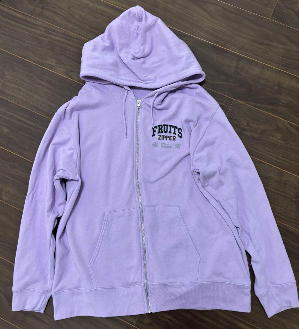 FRUITS ZIPPER FC限定 パーカー 仲川瑠夏