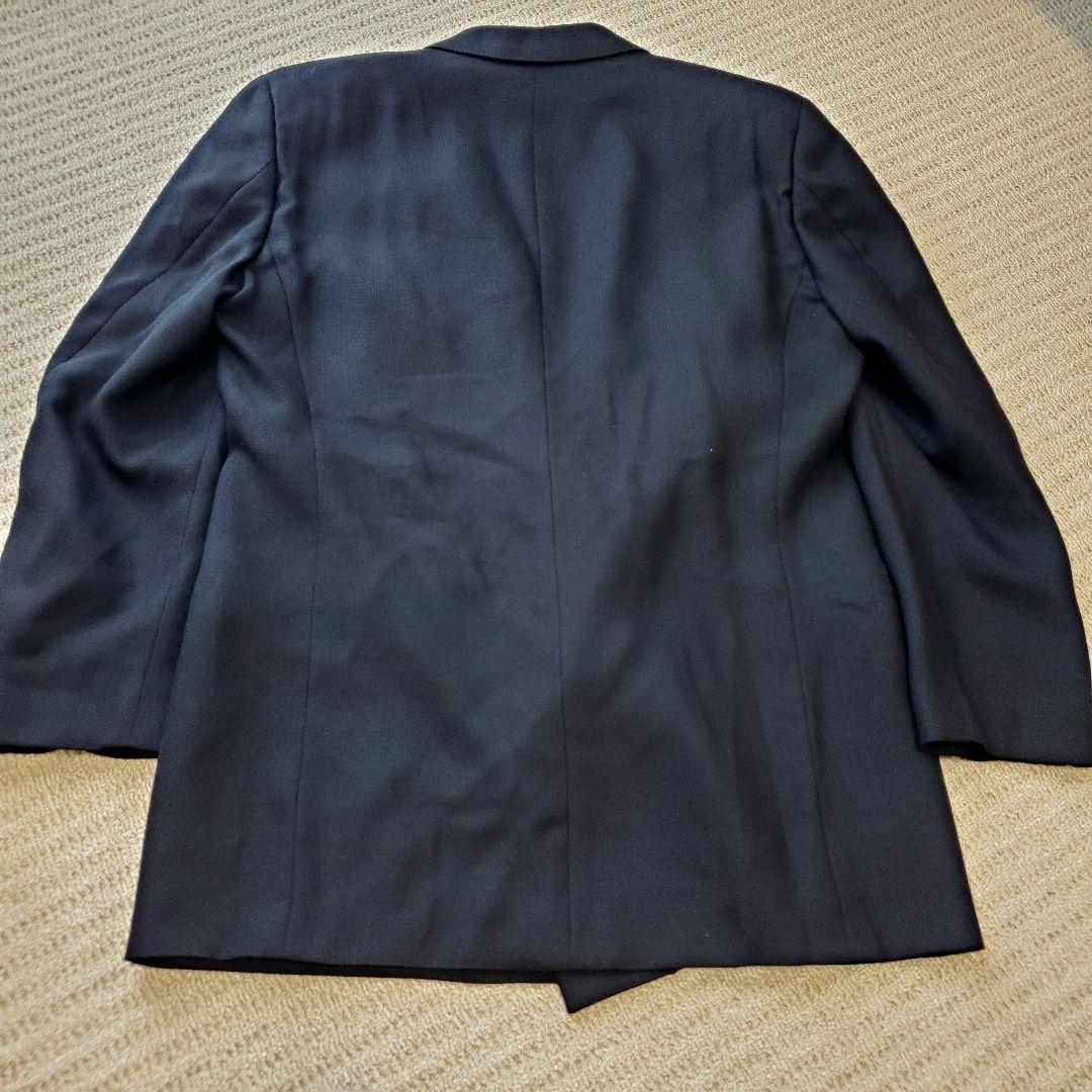 美品✨希少 GIORGIOARMANI テーラードジャケット 紺ブレ 黒 48