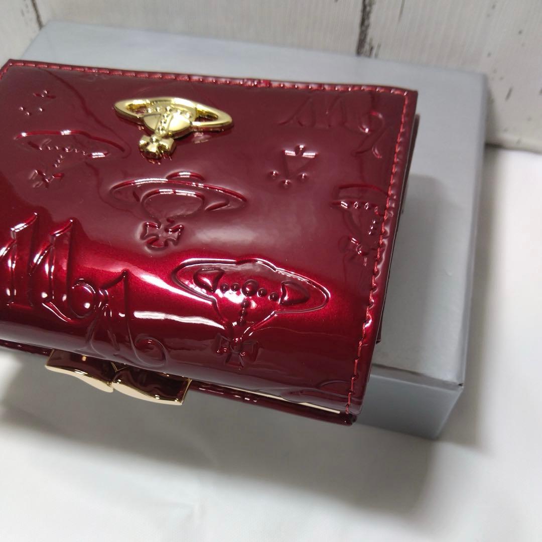 【ショッパー付き】VivienneWestwood 三つ折財布　Burgtan