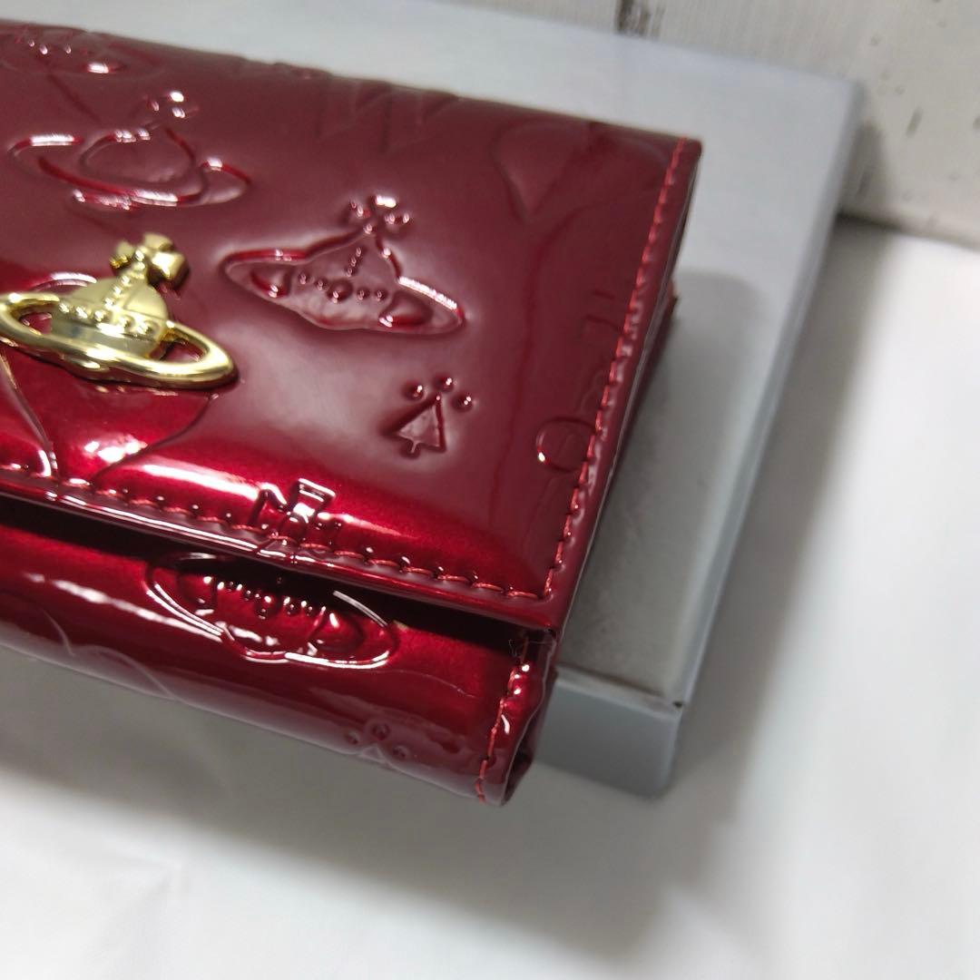 【ショッパー付き】VivienneWestwood 三つ折財布　Burgtan