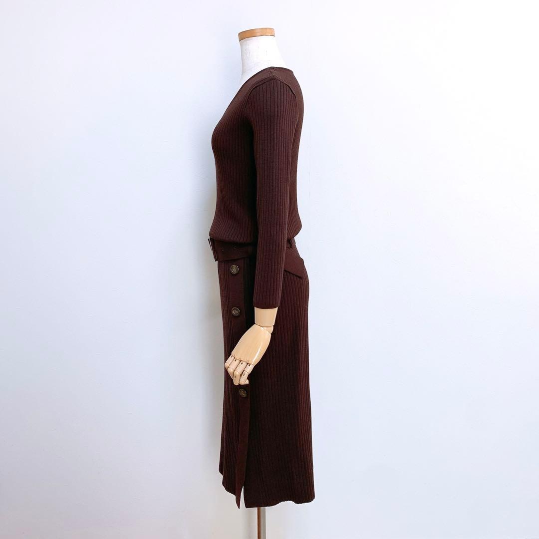【極美品✨】定価21,000円❤️マイストラーダ✨サイズ36✨ニットワンピース✨茶