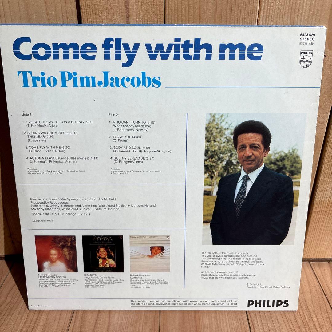 [レコード] Come Fly With Me Pim Jacobs LP