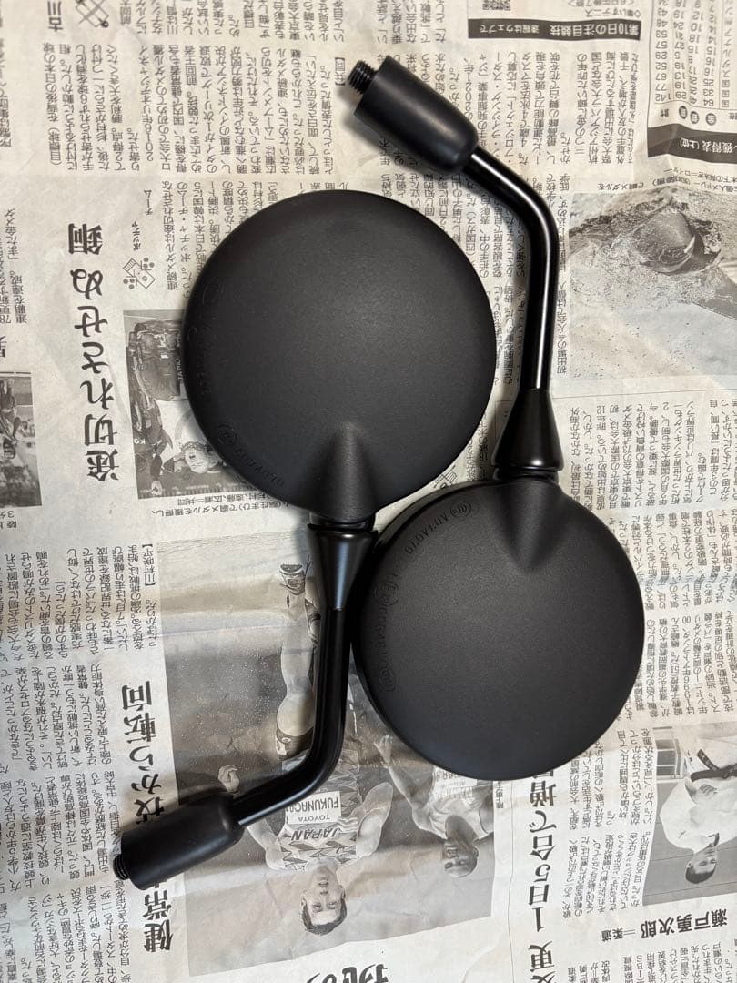 w800 cafe 純正ミラー　左右セット