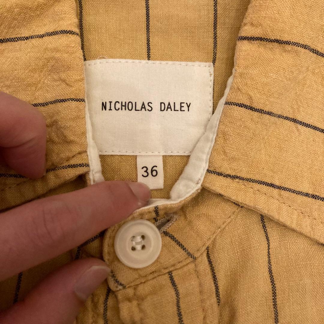 ＜NICHOLAS DALEY＞ リネンカバーオール 36