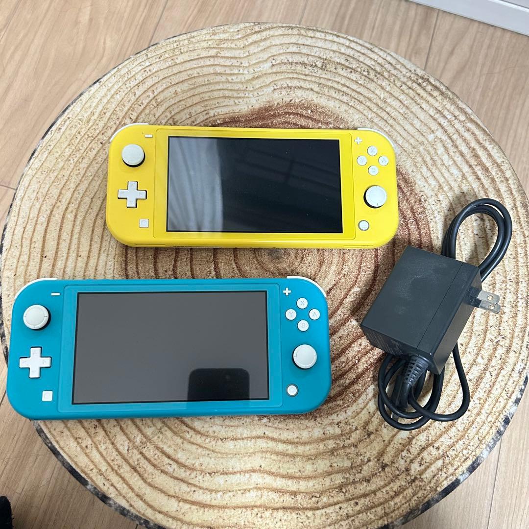 Nintendo Switch Lite 青・黄色 本体 充電器付き　2個セット