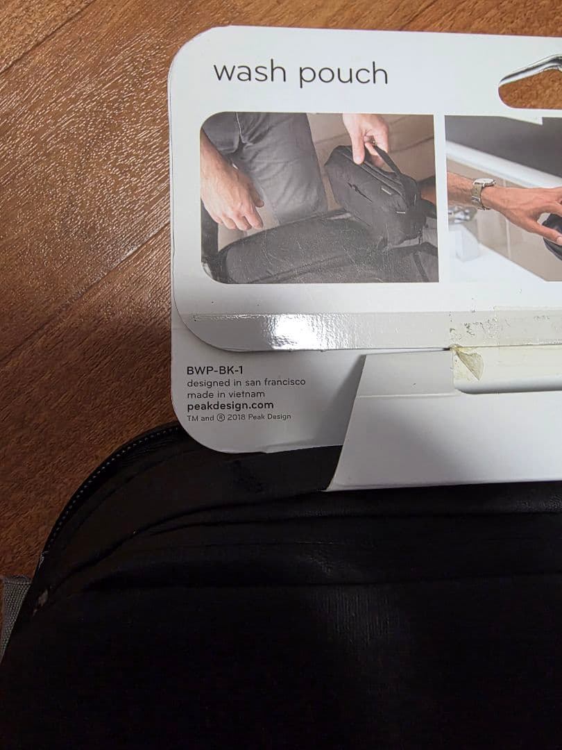 旅行かばん・小分けバッグ Peak Design Wash Pouch BWP-BK-1