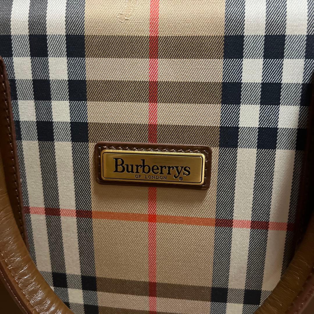 Burberrys チェック柄 ボストンバッグ