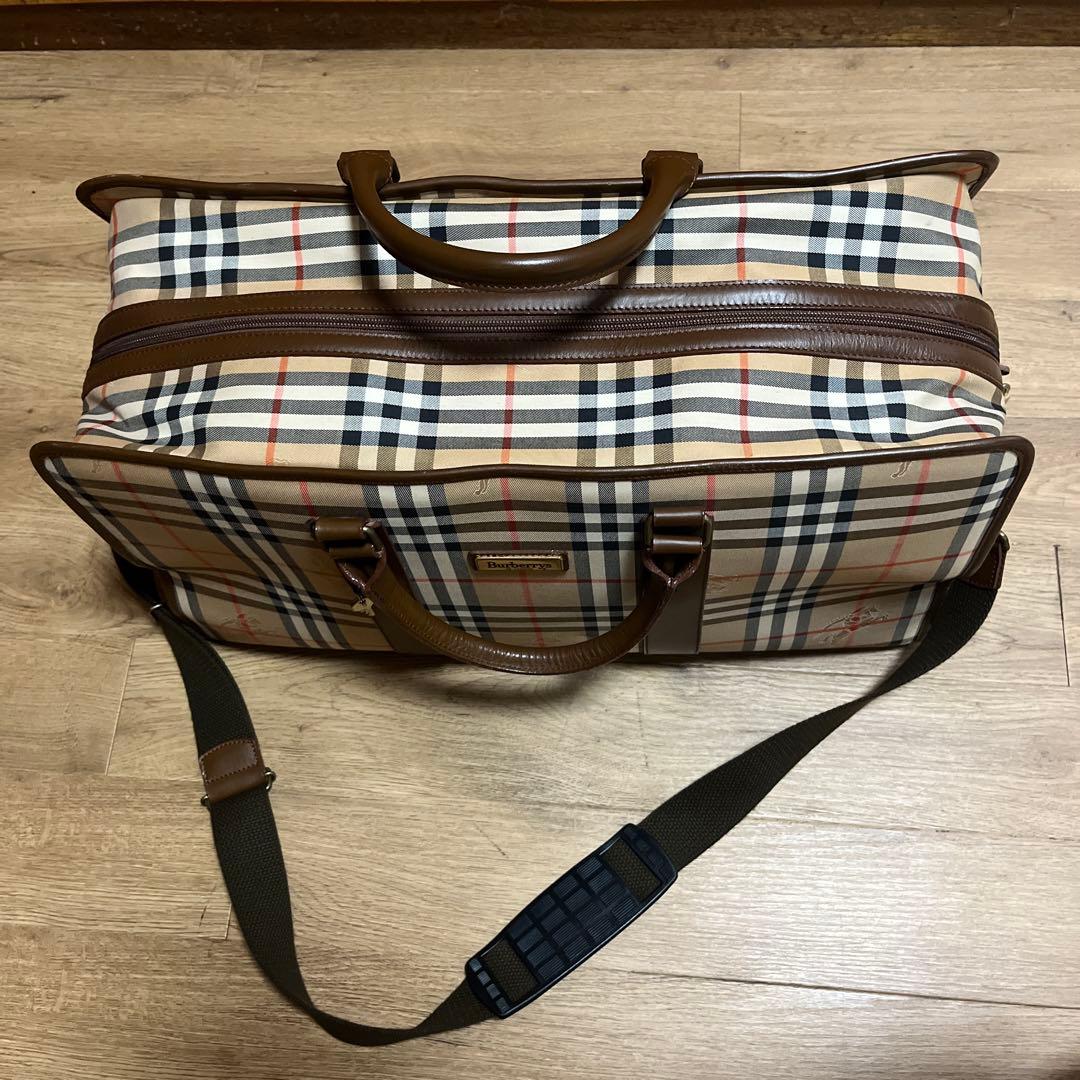 Burberrys チェック柄 ボストンバッグ