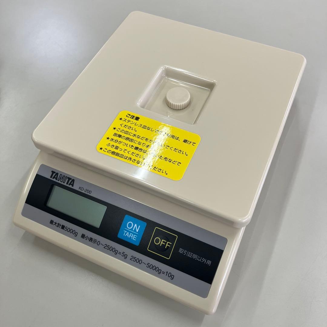 【新古品】タニタ 卓上スケール KD-200 5kg 取引証明以外用