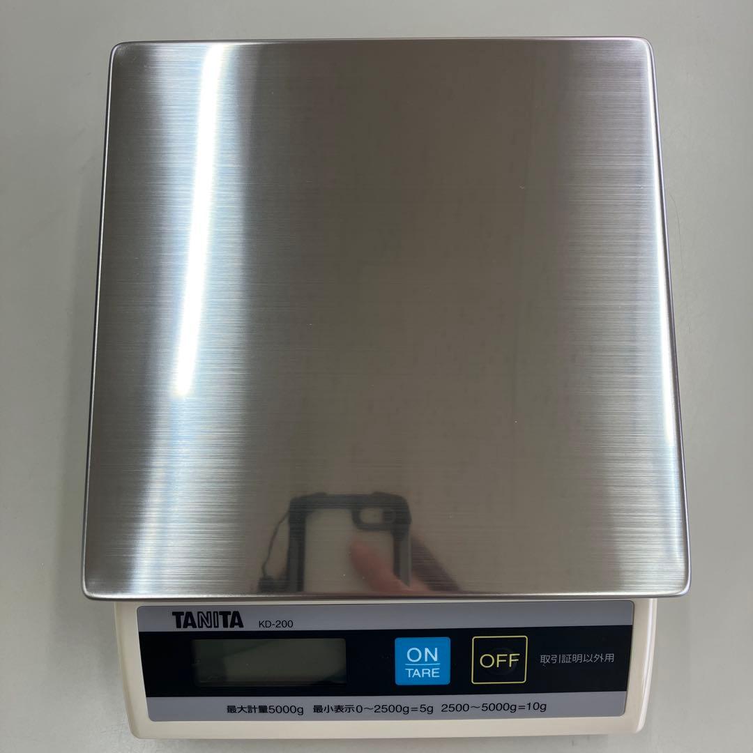 【新古品】タニタ 卓上スケール KD-200 5kg 取引証明以外用