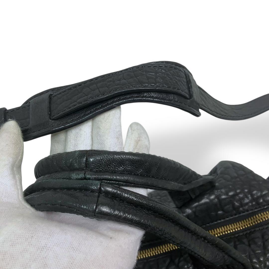 ALEXANDER WANG ボストン ショルダーバッグ ロッコ　シボ革y2k
