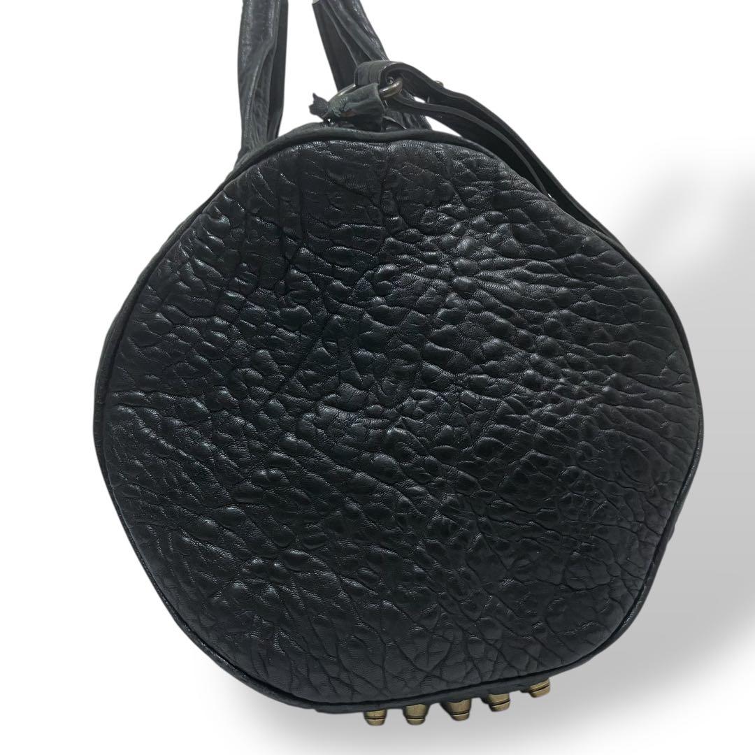ALEXANDER WANG ボストン ショルダーバッグ ロッコ　シボ革y2k